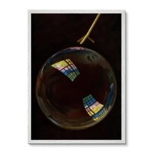 Optics a soap bubble exhibiting interference colours