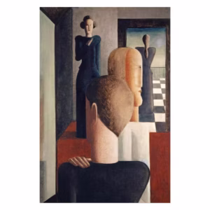 Interior with Five Figures de Oskar Schlemmer