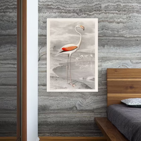 Le Flammant | Poster semibrilho