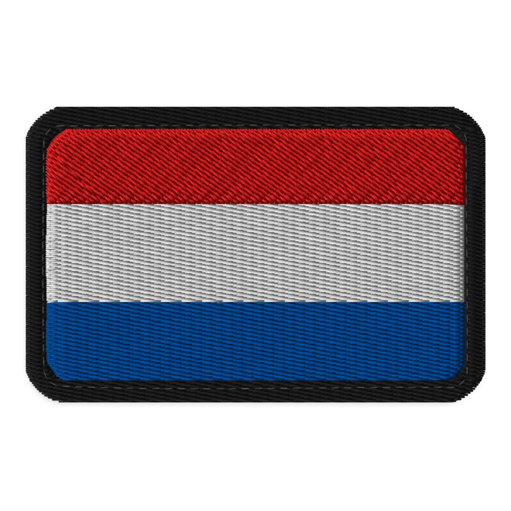 Patch bordado com velcro