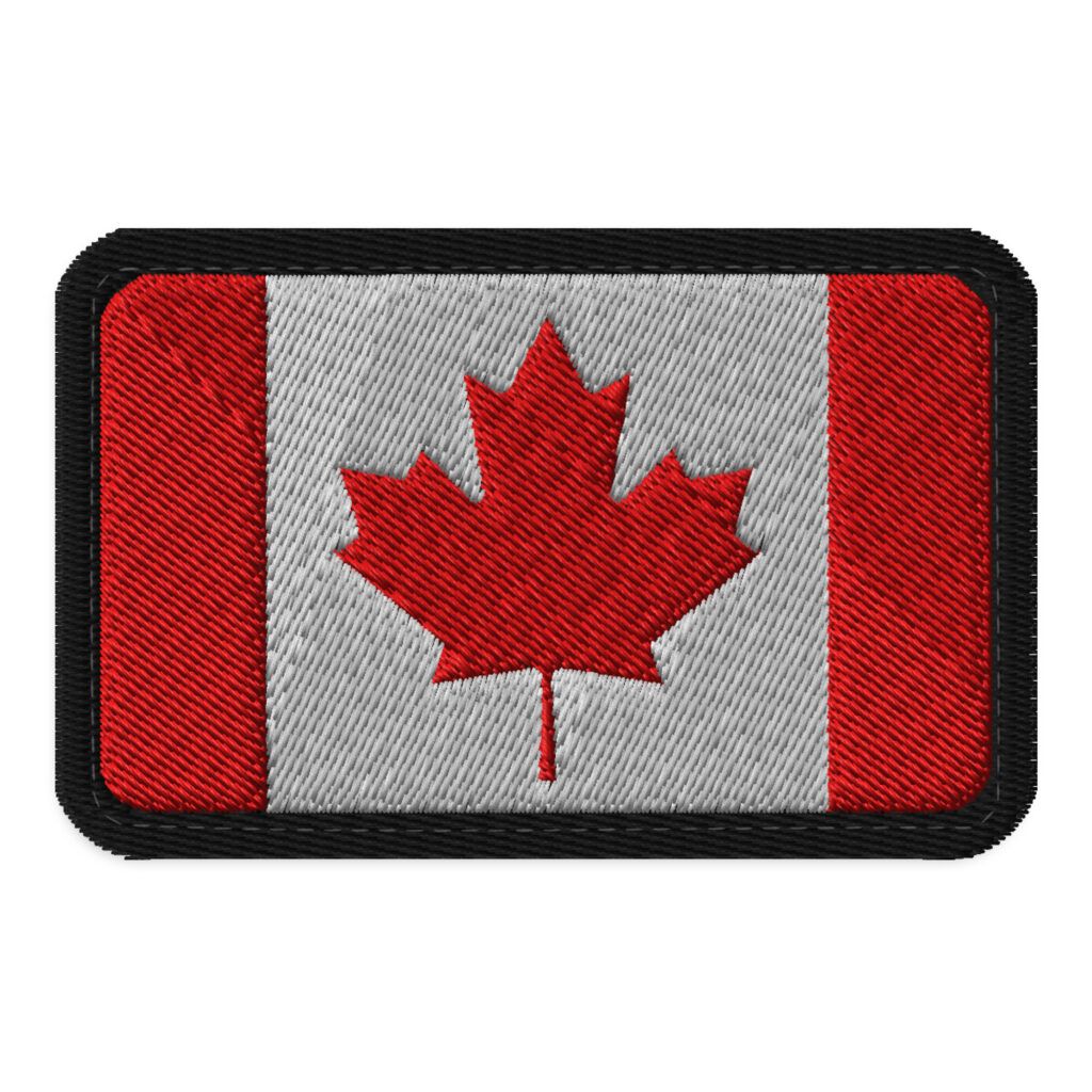 Patch bordado com velcro