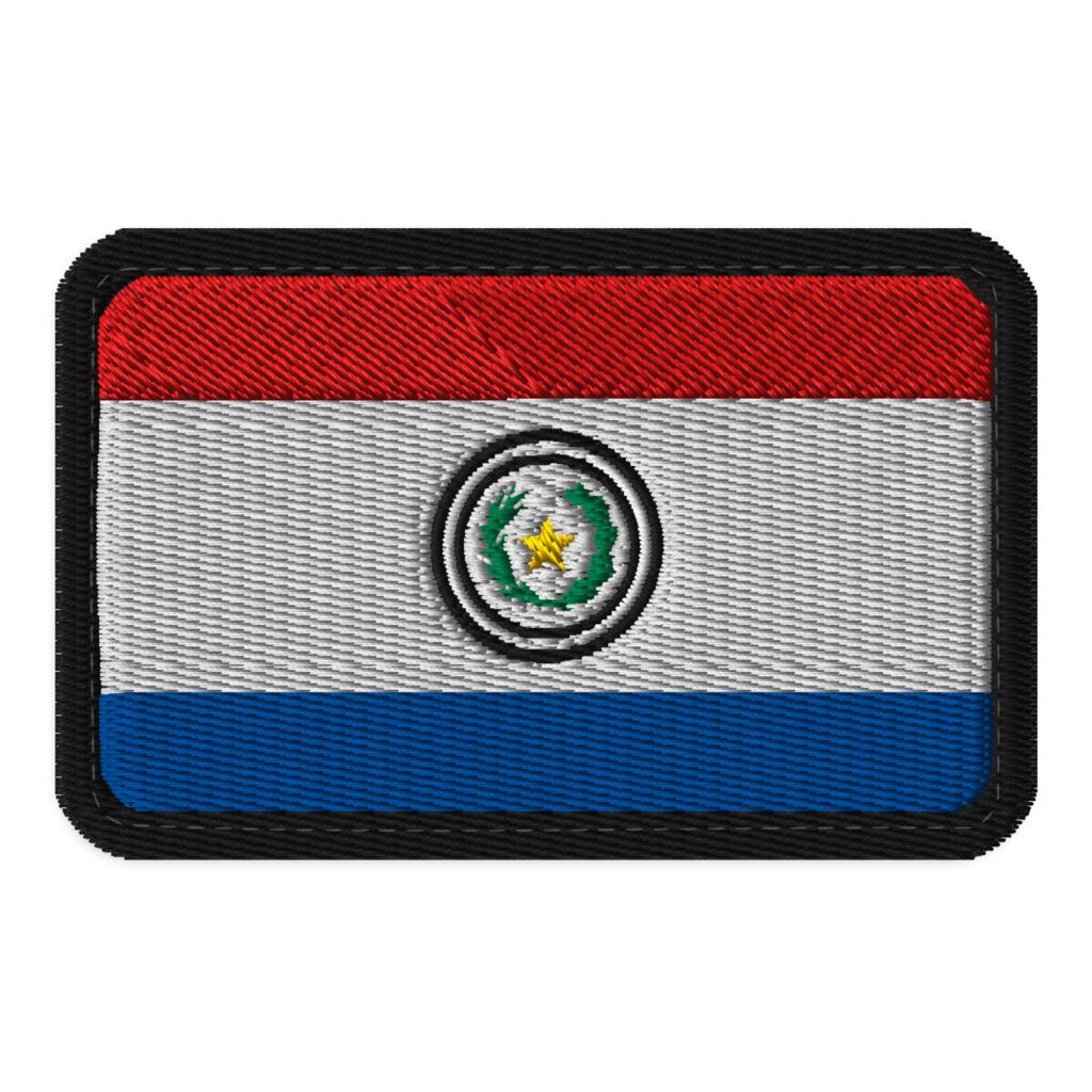 Patch bordado com velcro