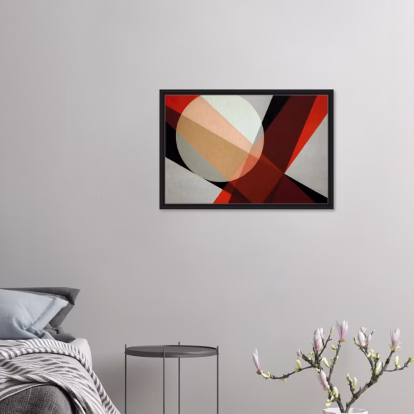 'A 19' by László Moholy-Nagy | Canvas emoldurado