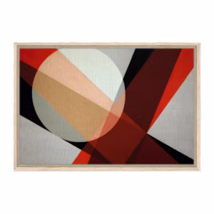 'A 19' by László Moholy-Nagy | Canvas emoldurado