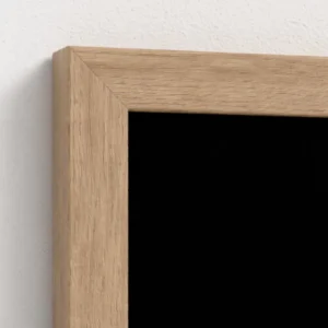 Natural wood frame