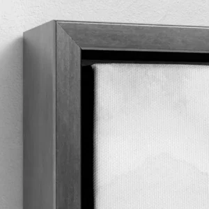 Framed Canvas Silver